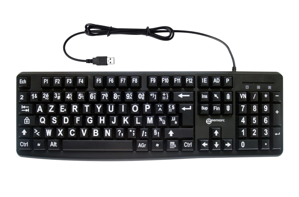 Clavier avec fil usb